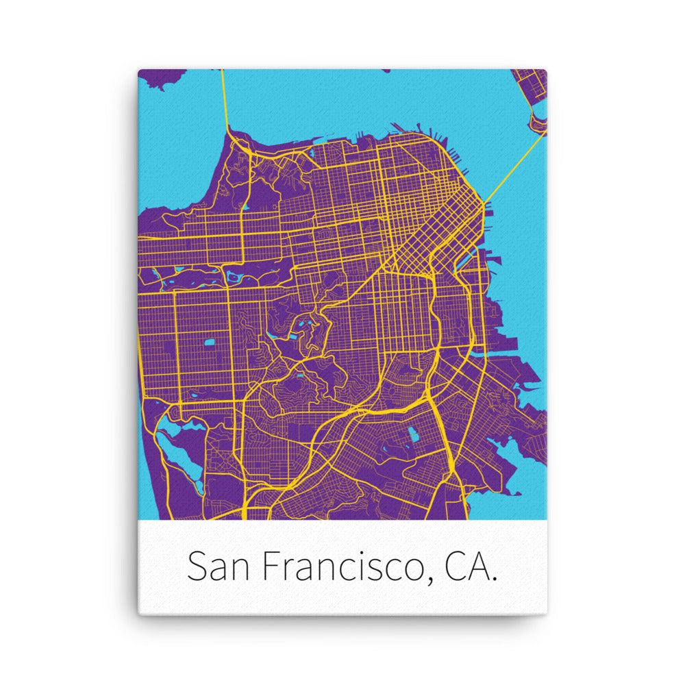 San Francisco, CA. - Purple & Gold