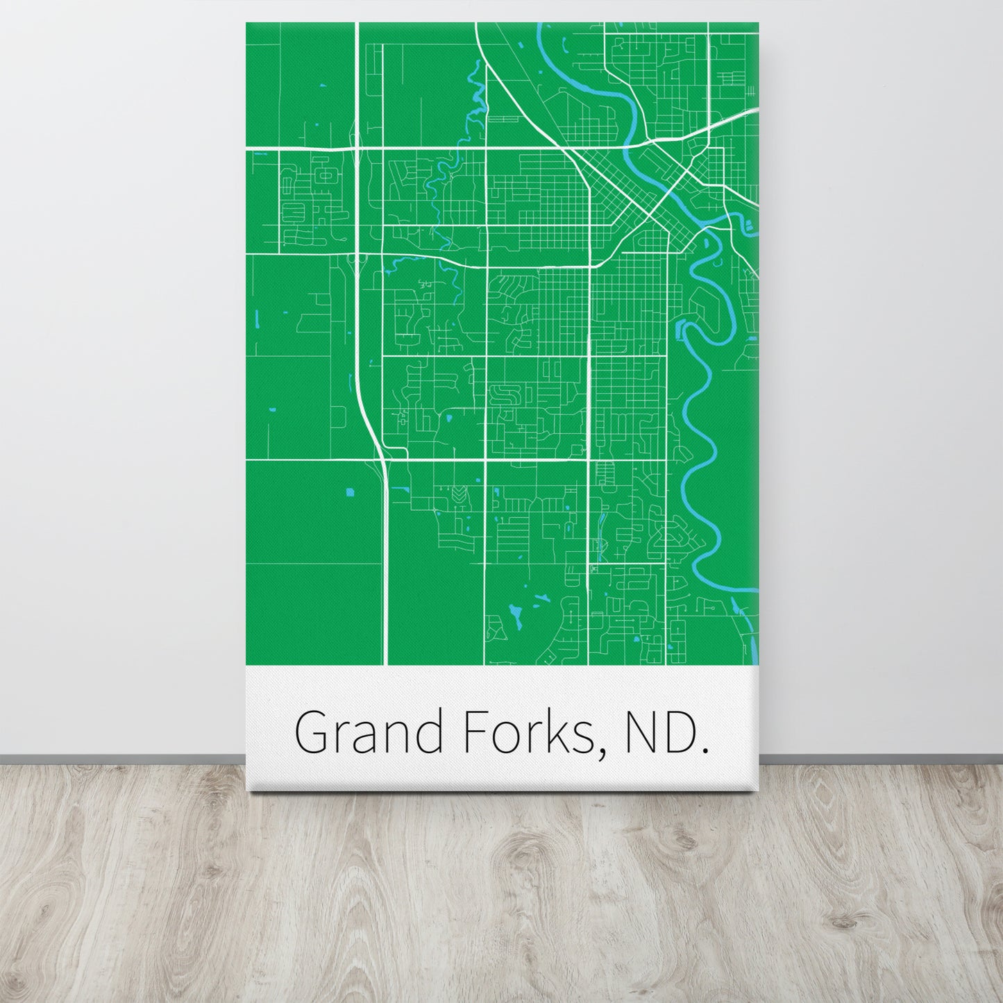 Grand Forks, ND. - UND Green & White