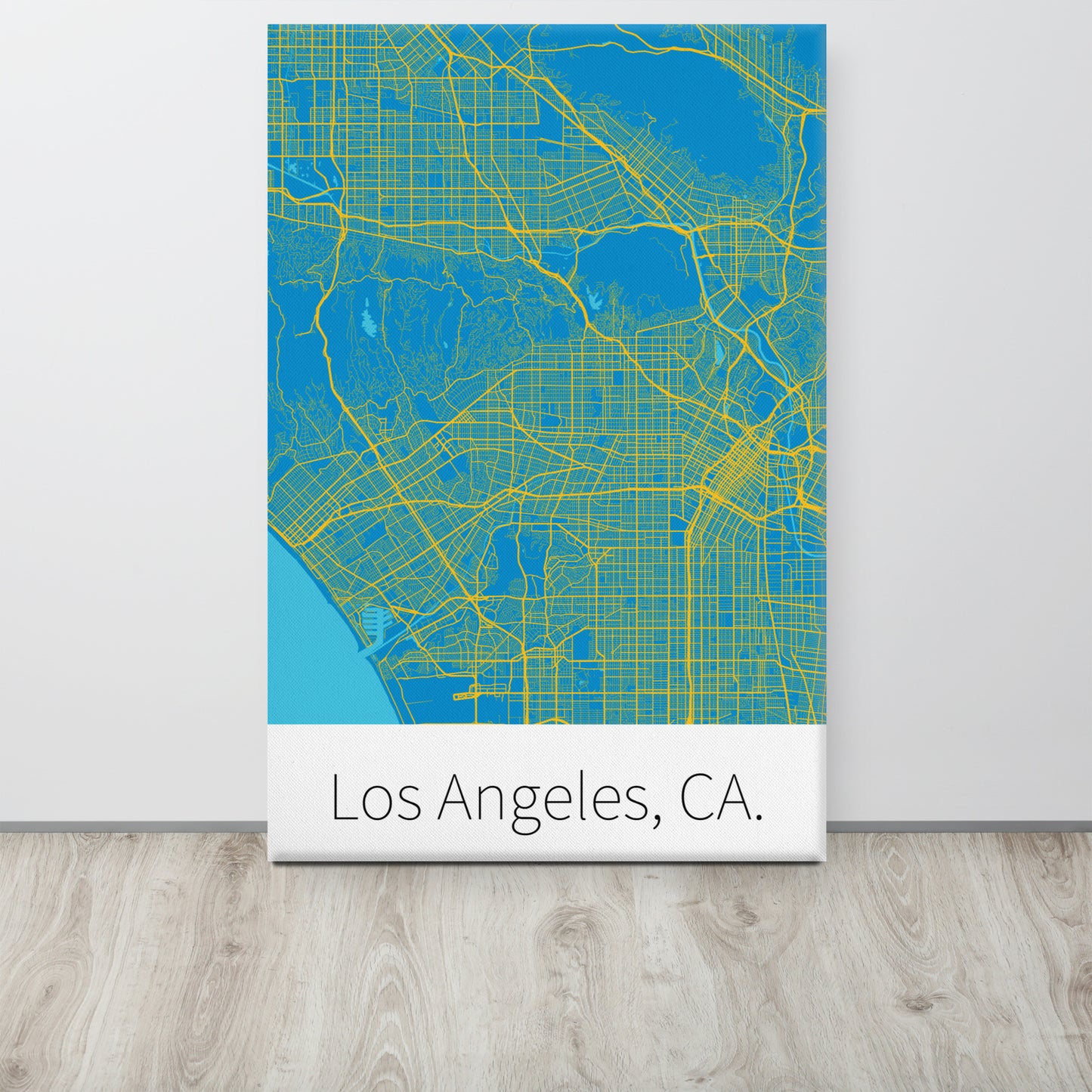 Los Angeles, CA. - Powder Blue & Sunshine Gold