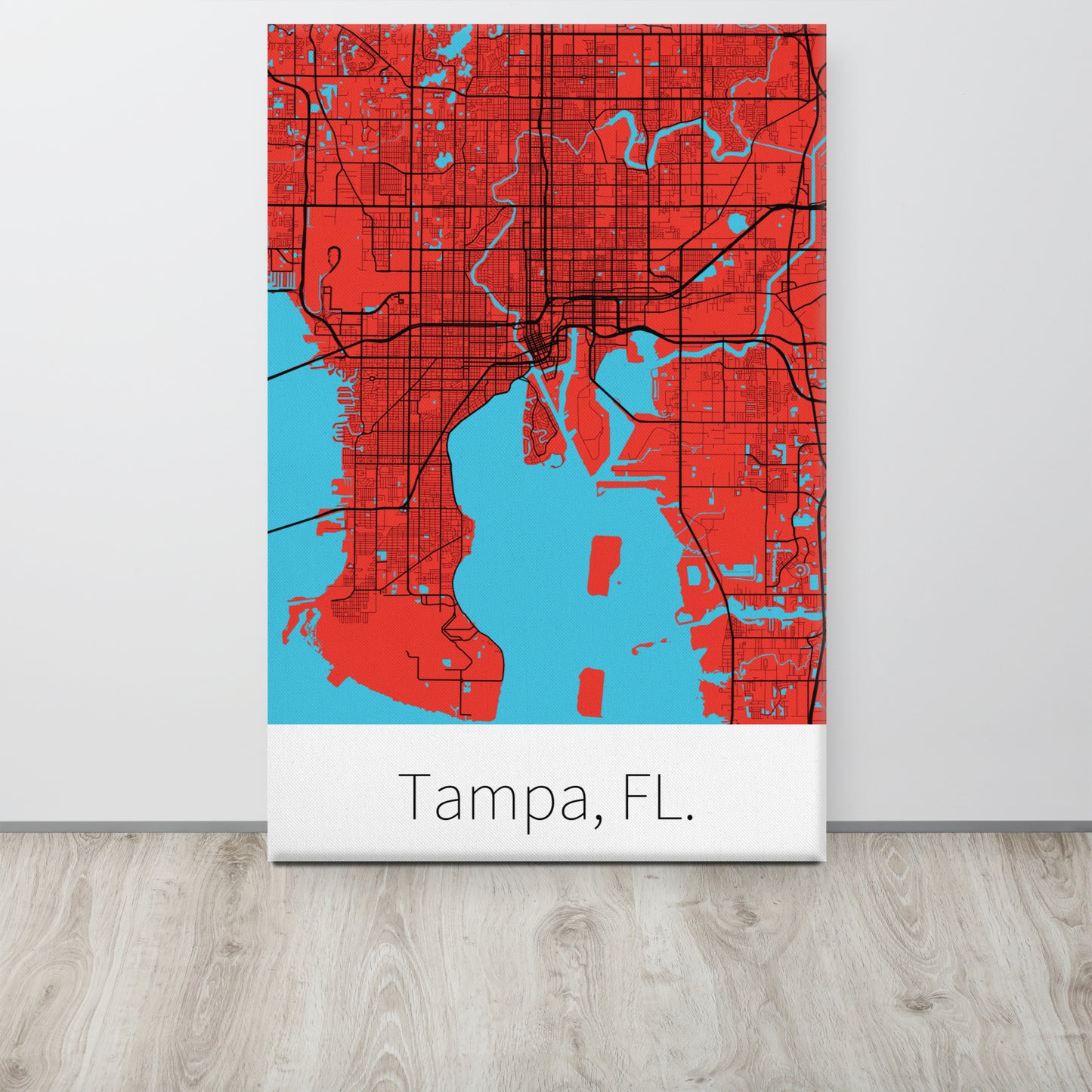 Tampa, FL. - Red & Black