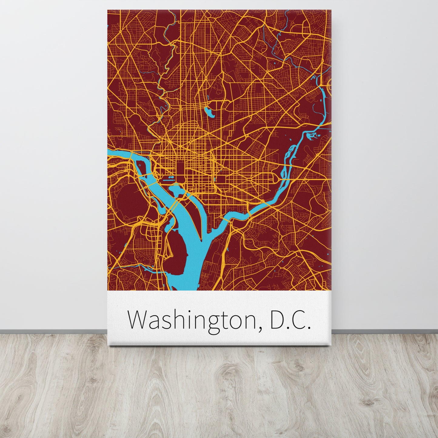 Washington, D.C. - Burgundy & Gold