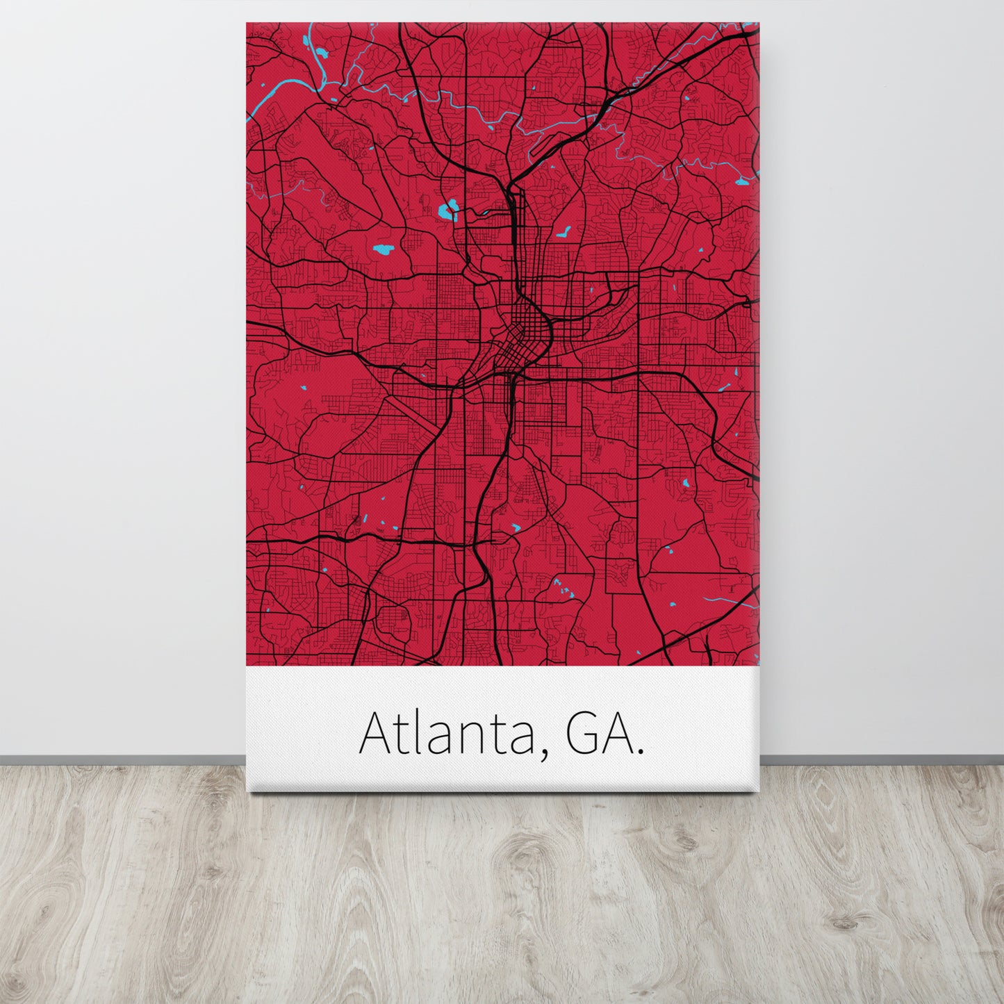 Atlanta, GA. - Red & Black