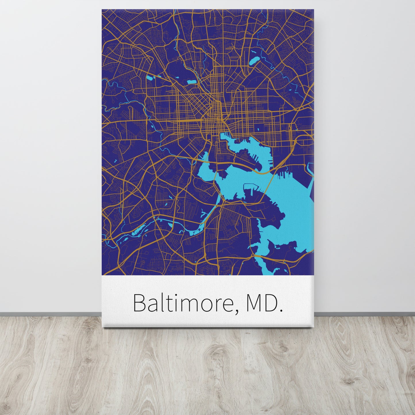 Baltimore, MD. - Purple & Metallic Gold