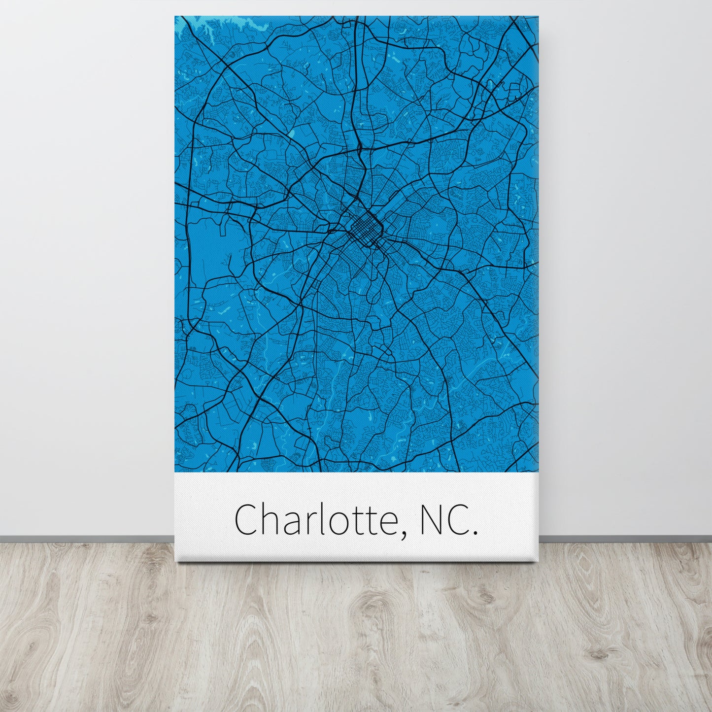 Charlotte, NC. - Carolina Blue & Black