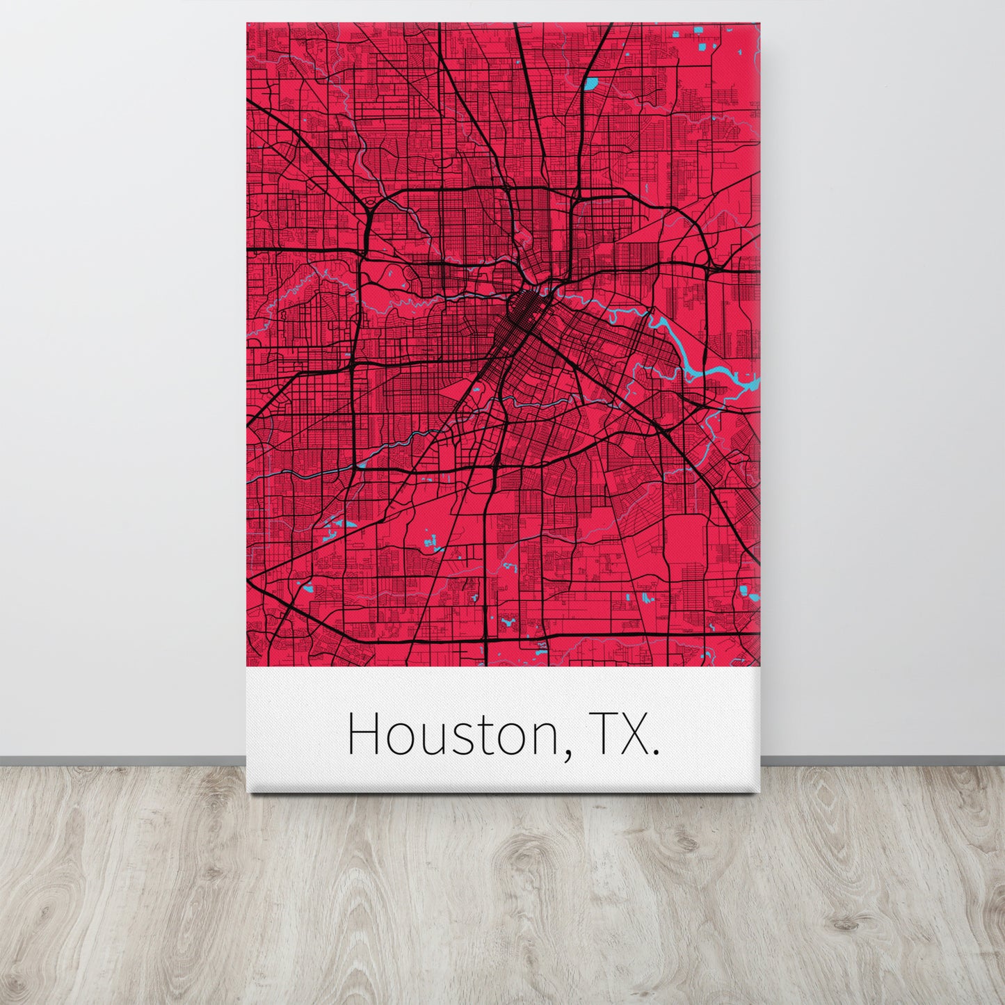 Houston, TX. - Red & Black