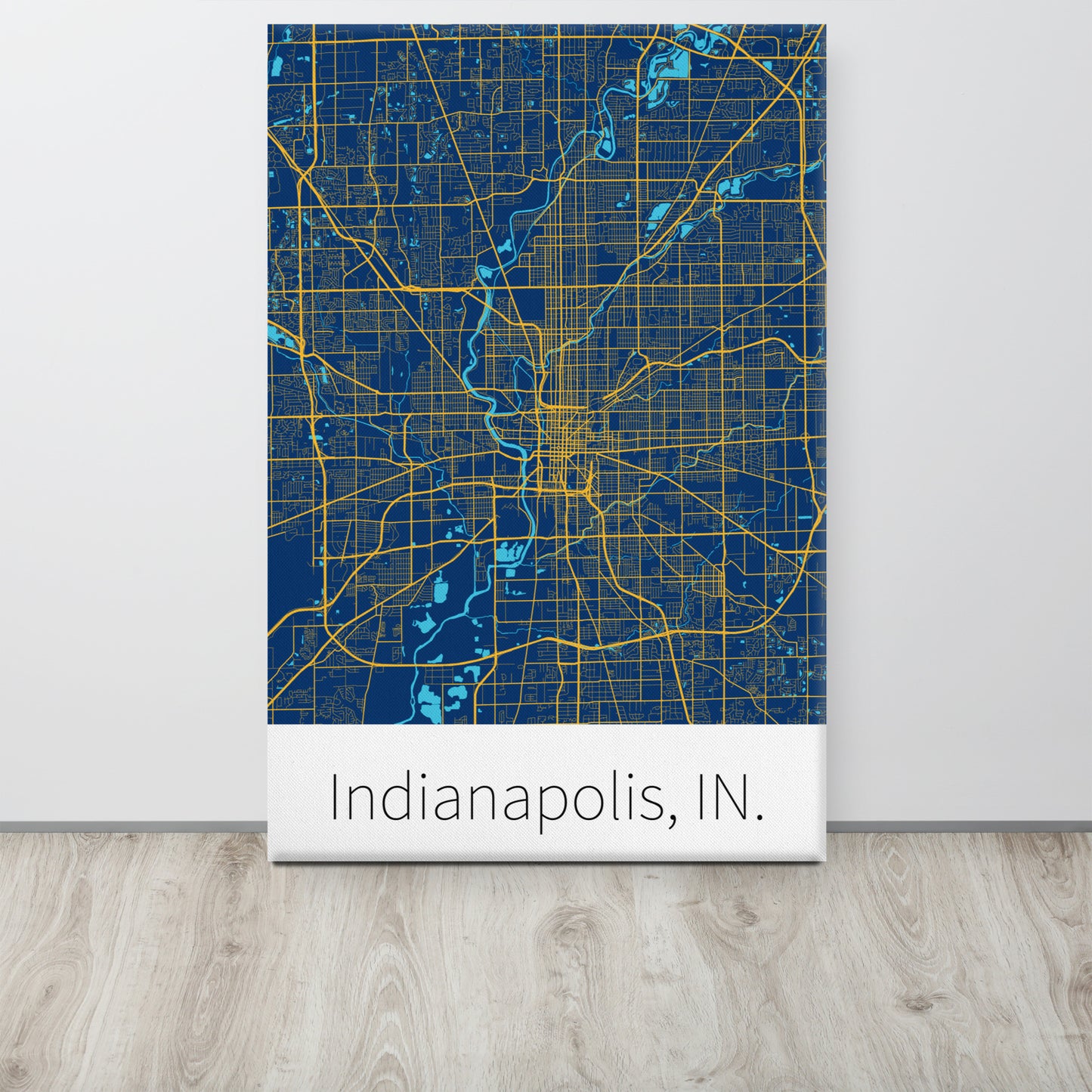 Indianapolis, IN. - Blue & Yellow