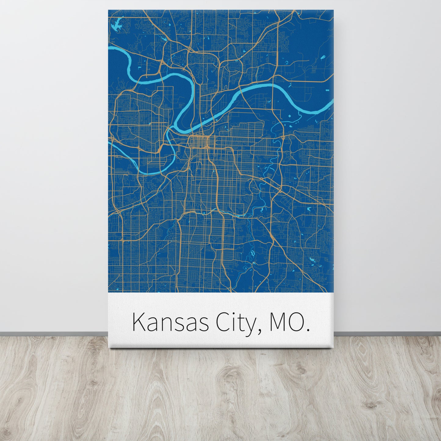 Kansas City, MO. - Royal Blue & Gold