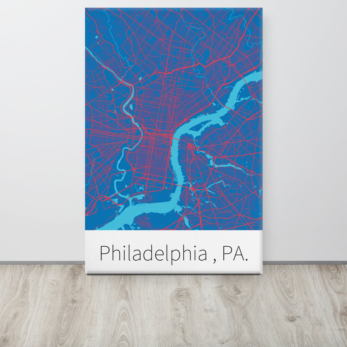 Philadelphia, PA. - Blue & Red