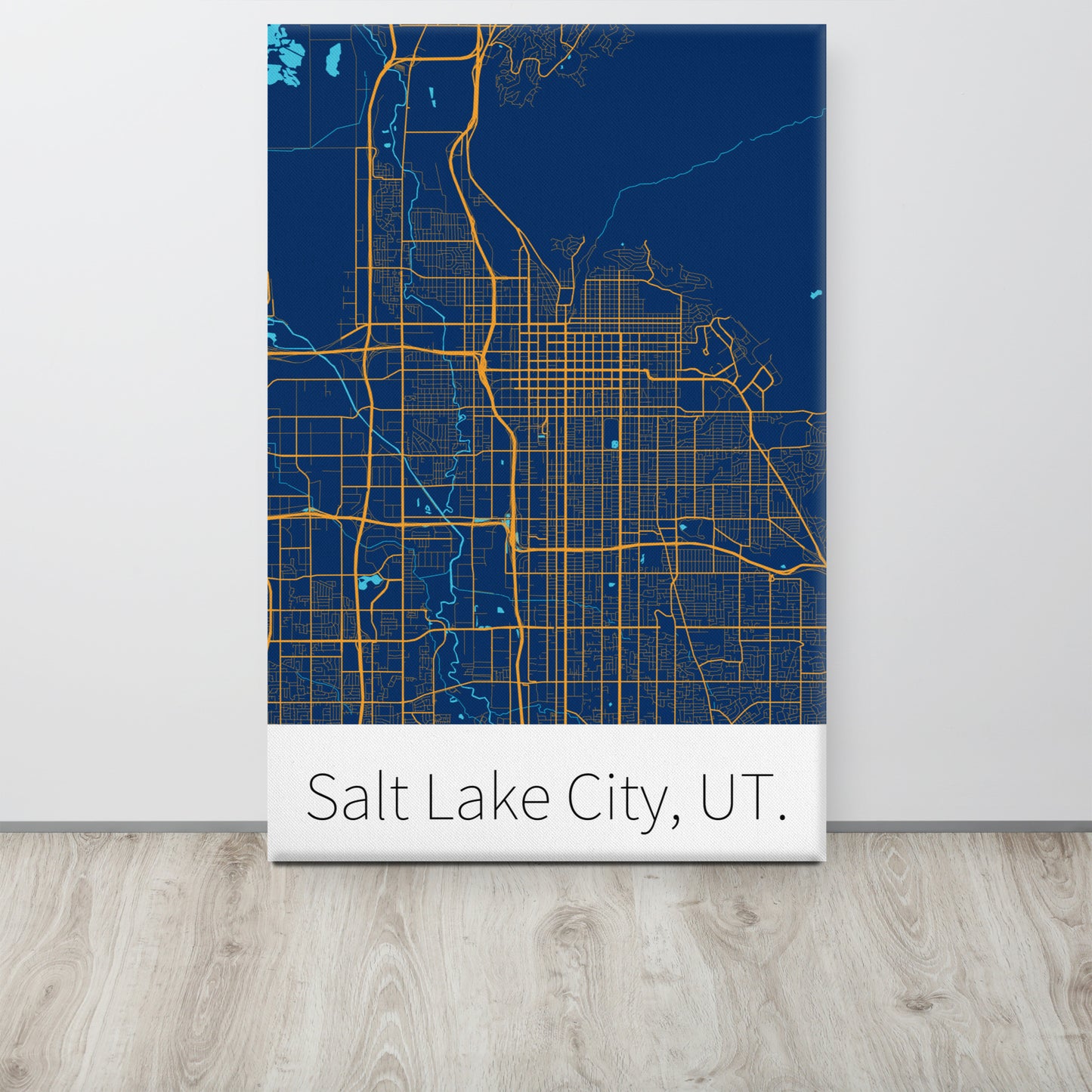 Salt Lake City, UT. - Navy & Yellow