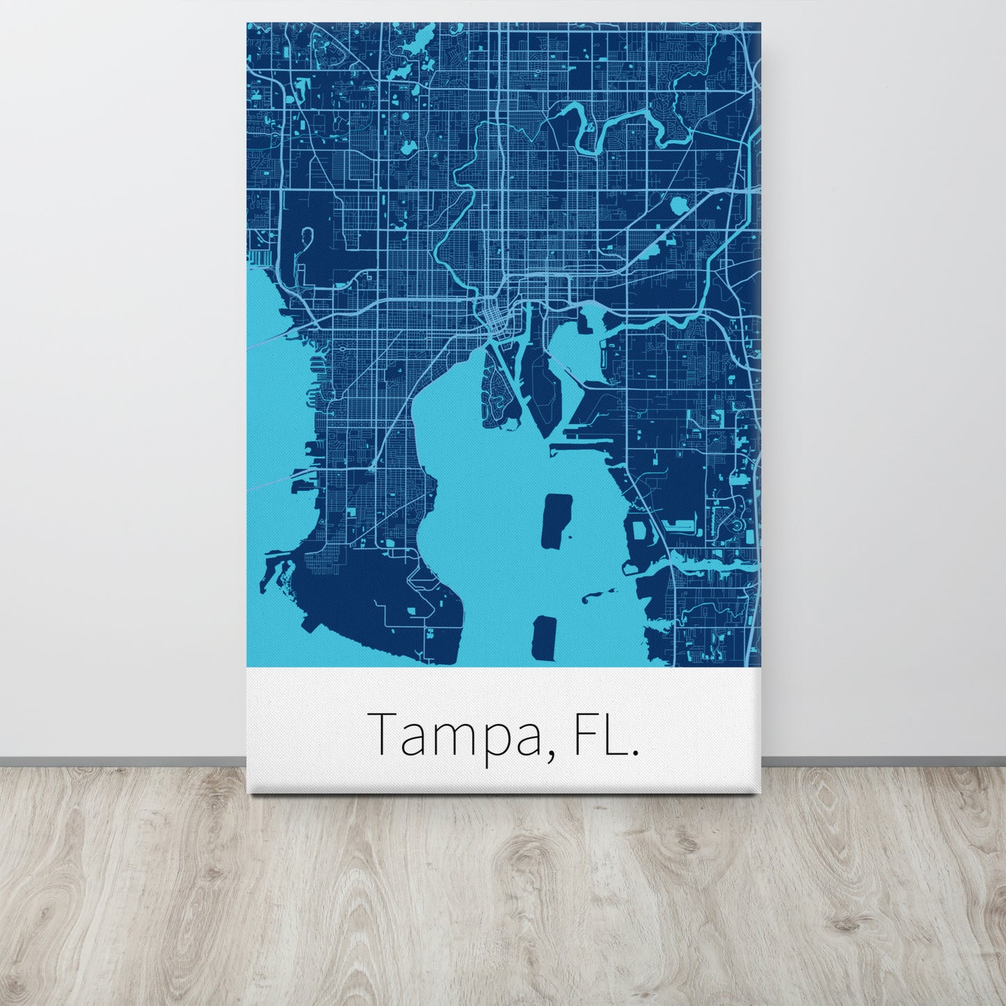 Tampa, FL. - Navy Blue & Columbia Blue