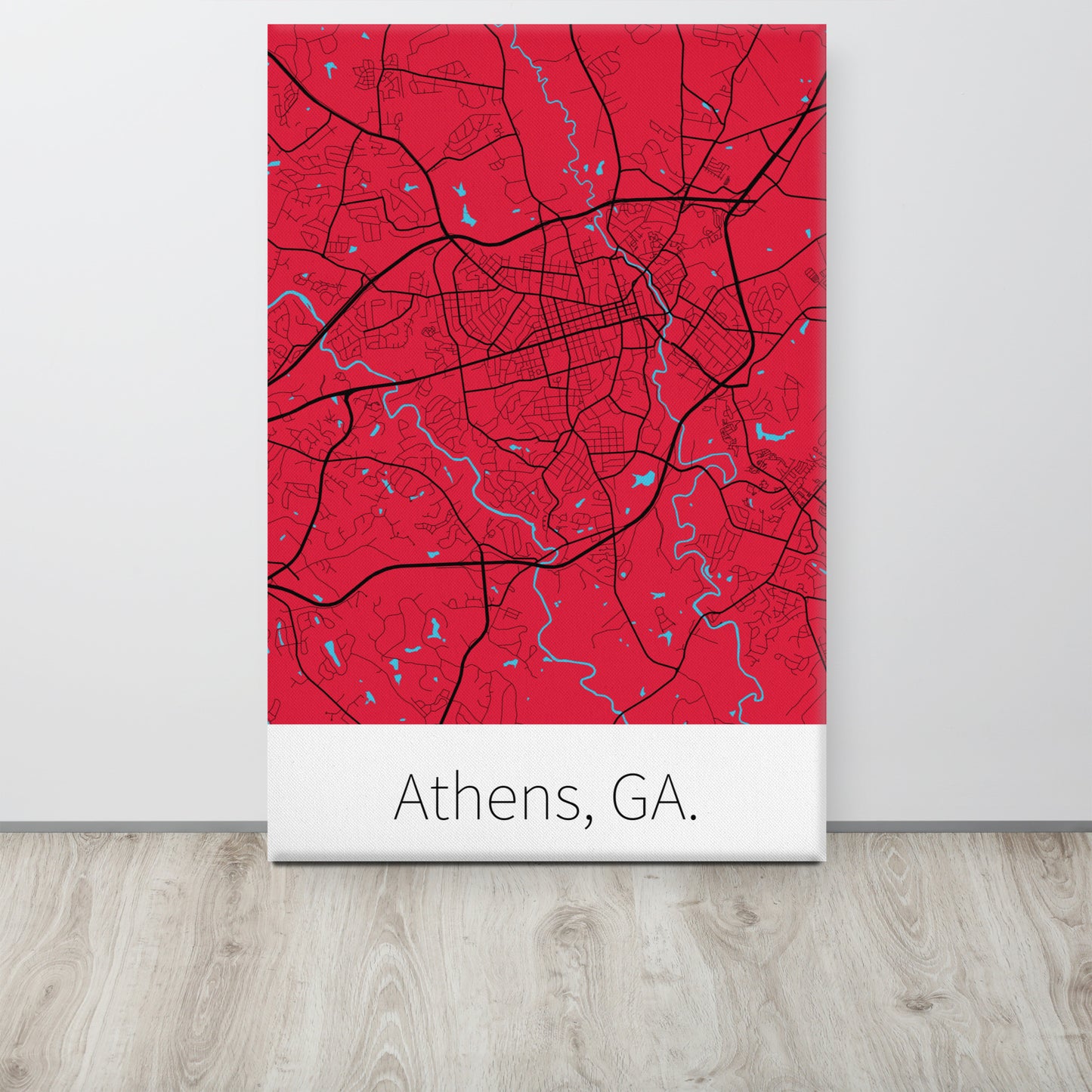 Athens, GA. - Red & Black