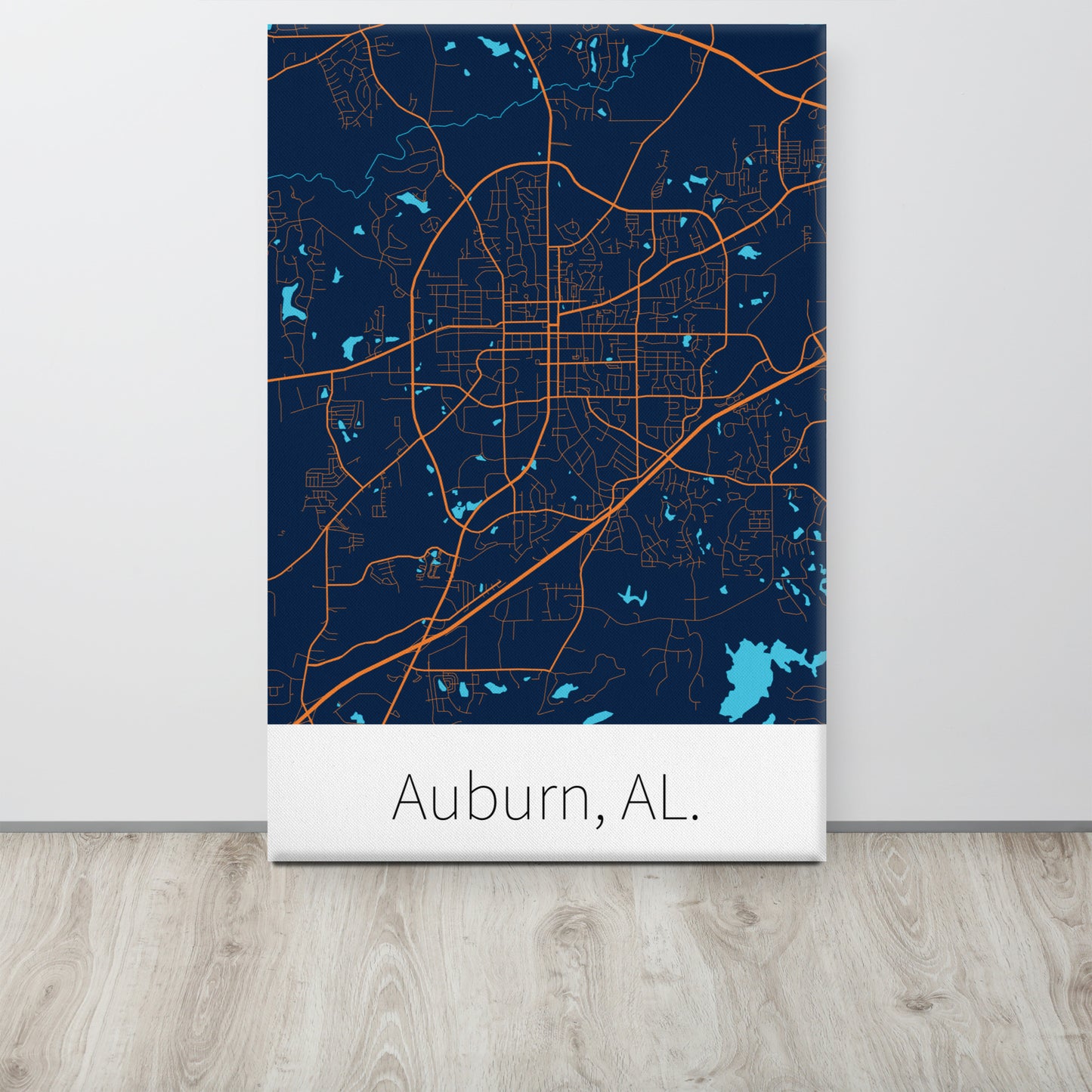 Auburn, AL. - Blue & Orange