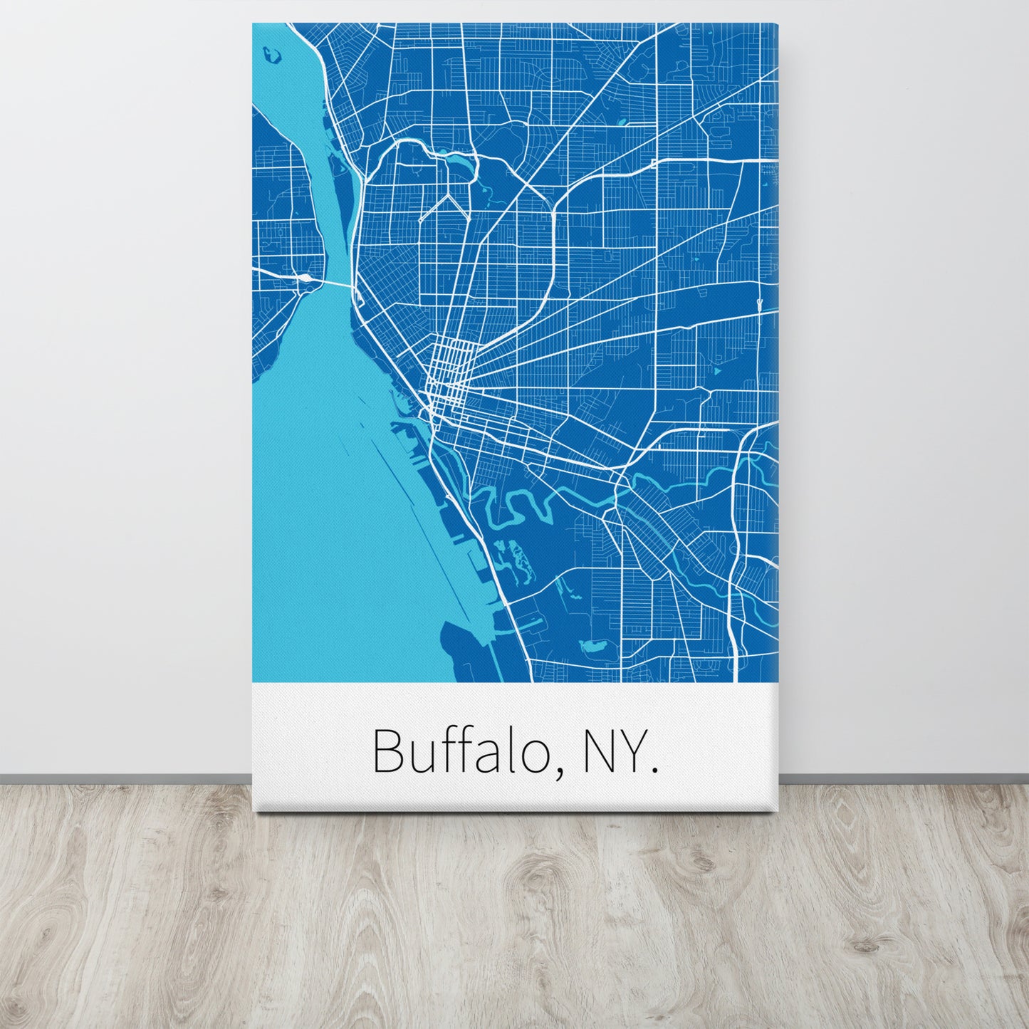 Buffalo, NY. - Blue & White