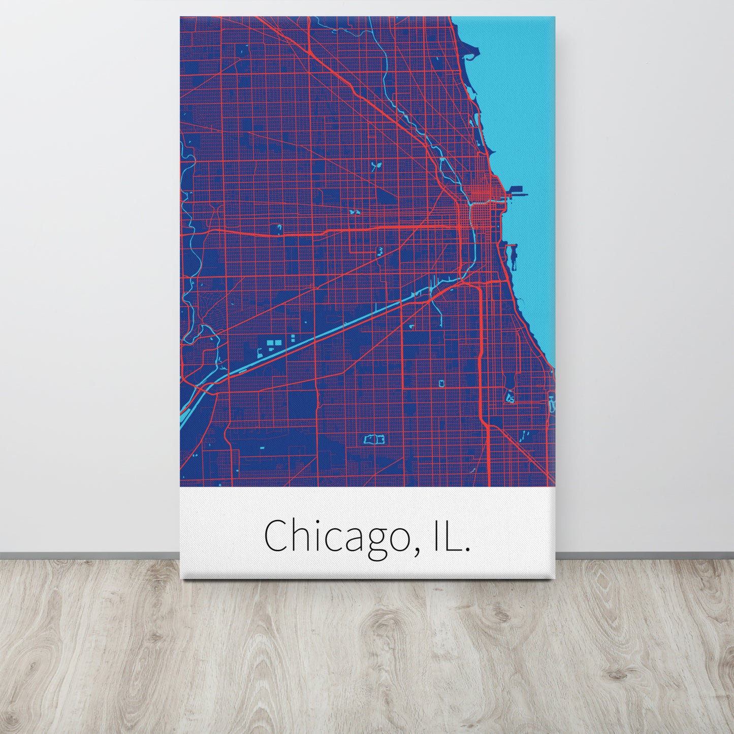 Chicago, IL. - Blue & Red