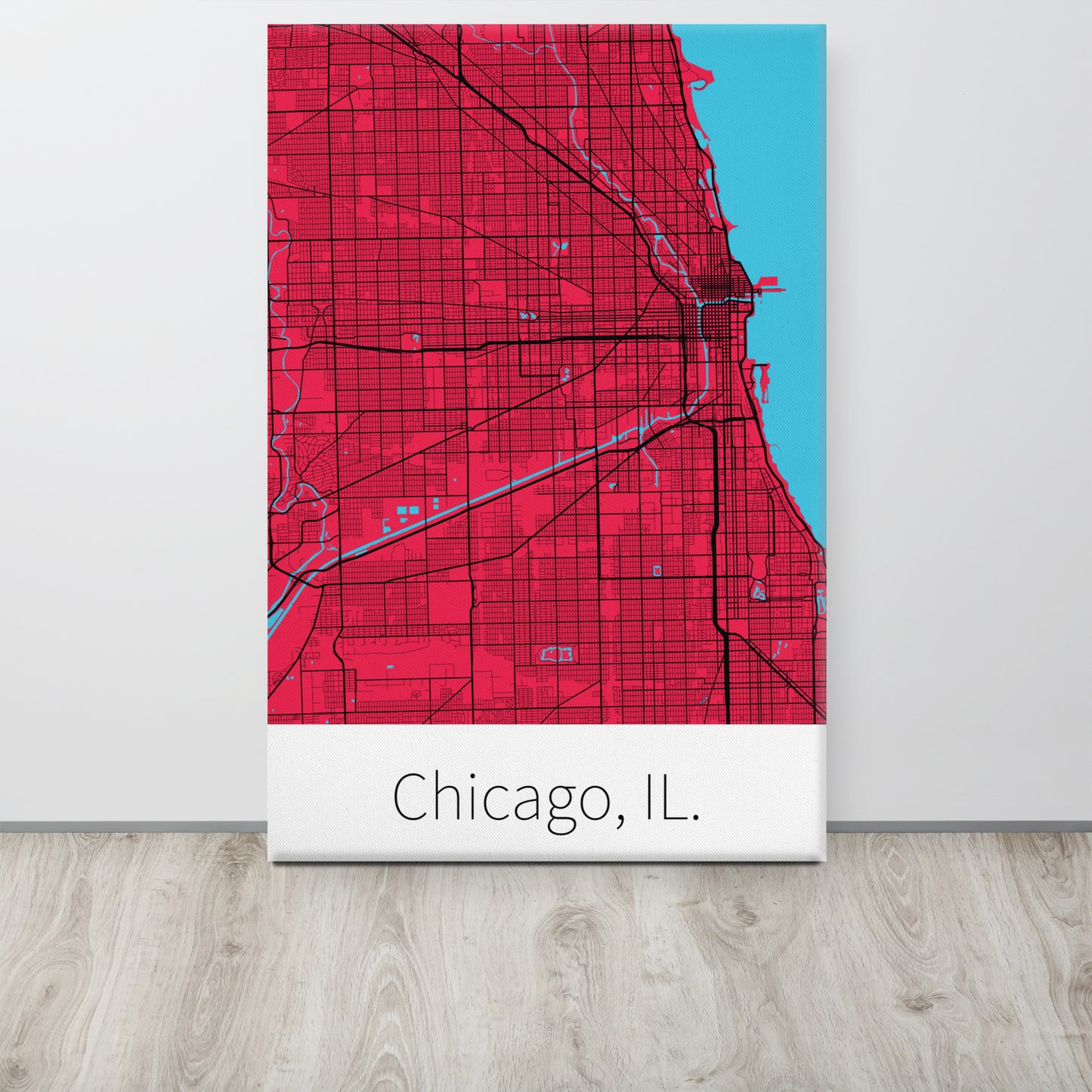 Chicago, IL. - Red & Black