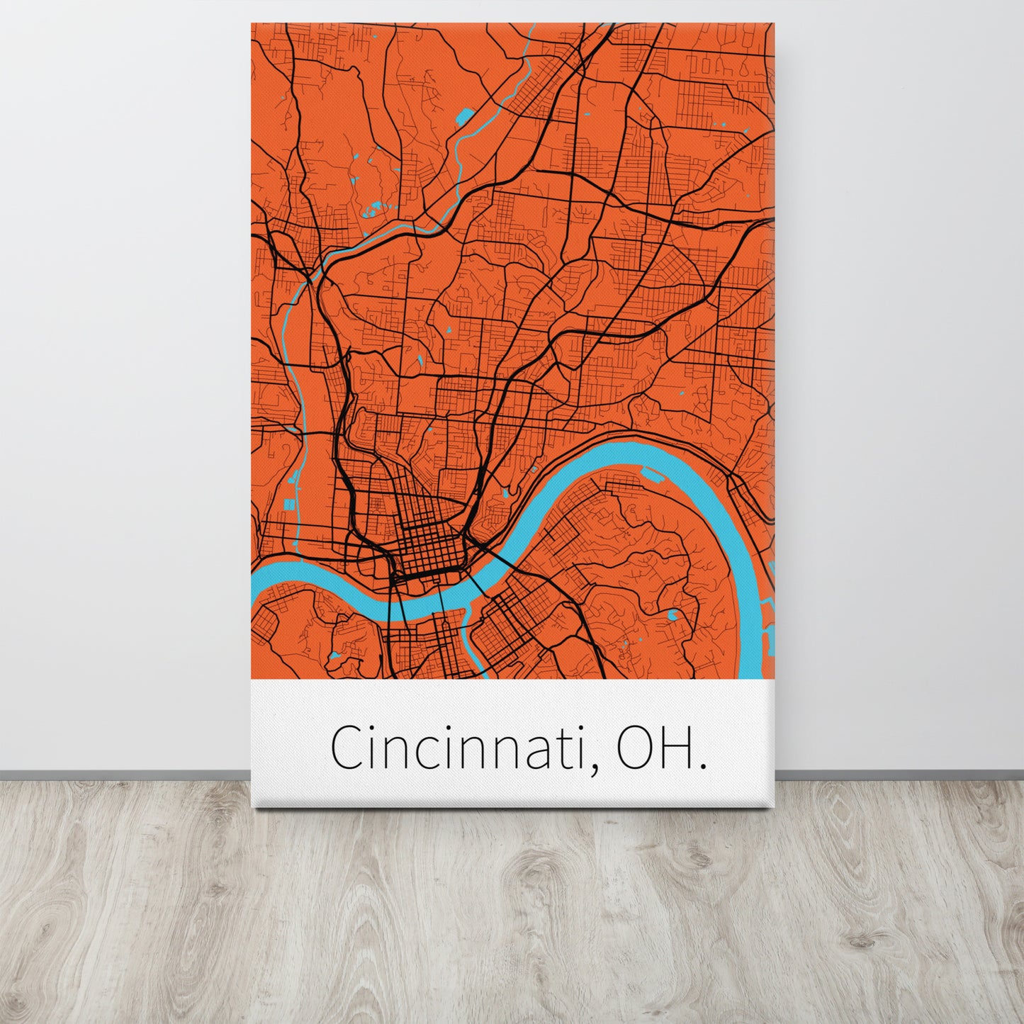 Cincinnati, OH. - Orange & Black