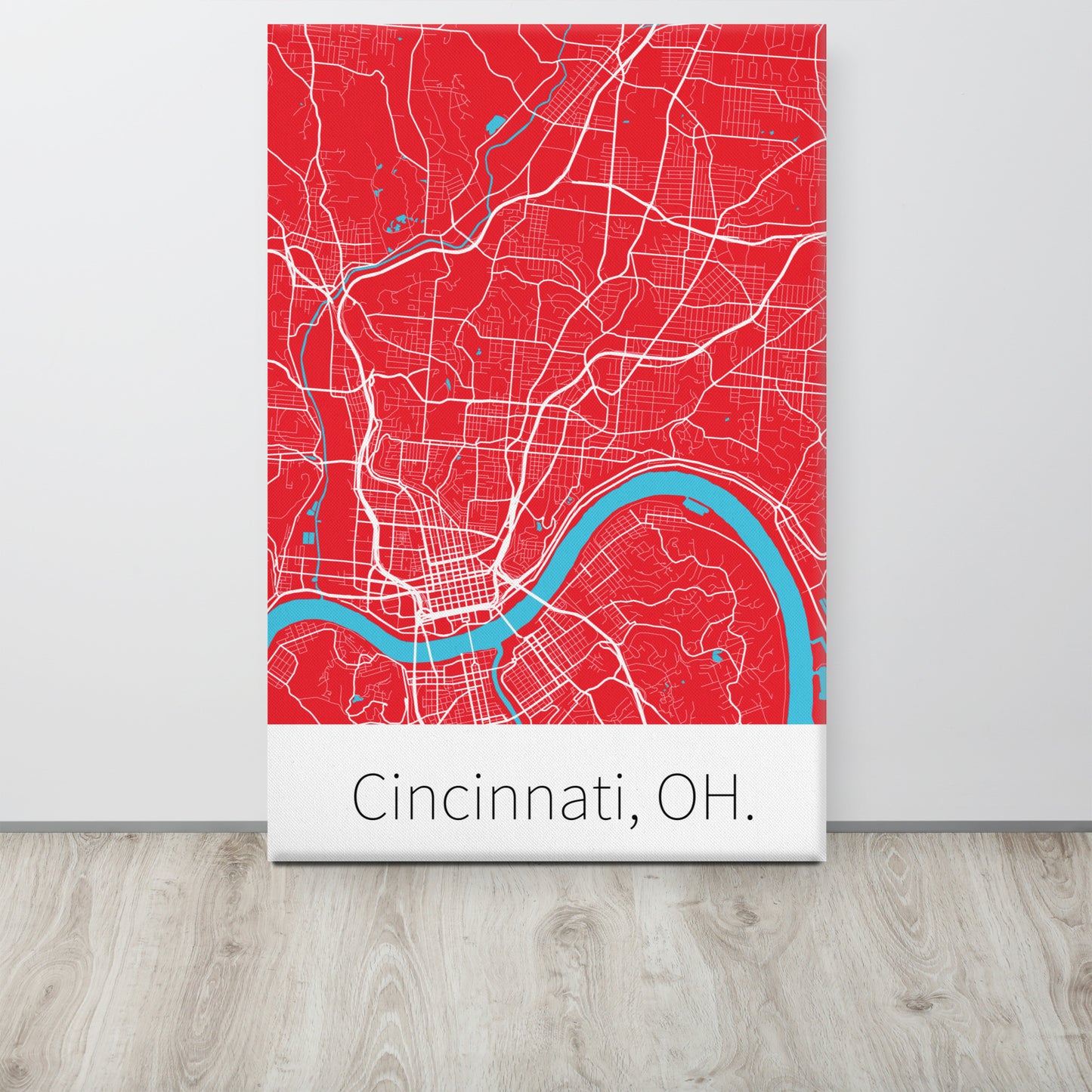 Cincinnati, OH. - Red & White