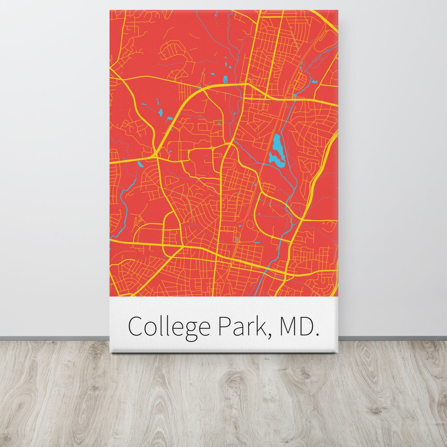 College Park, MD. - Red & Gold