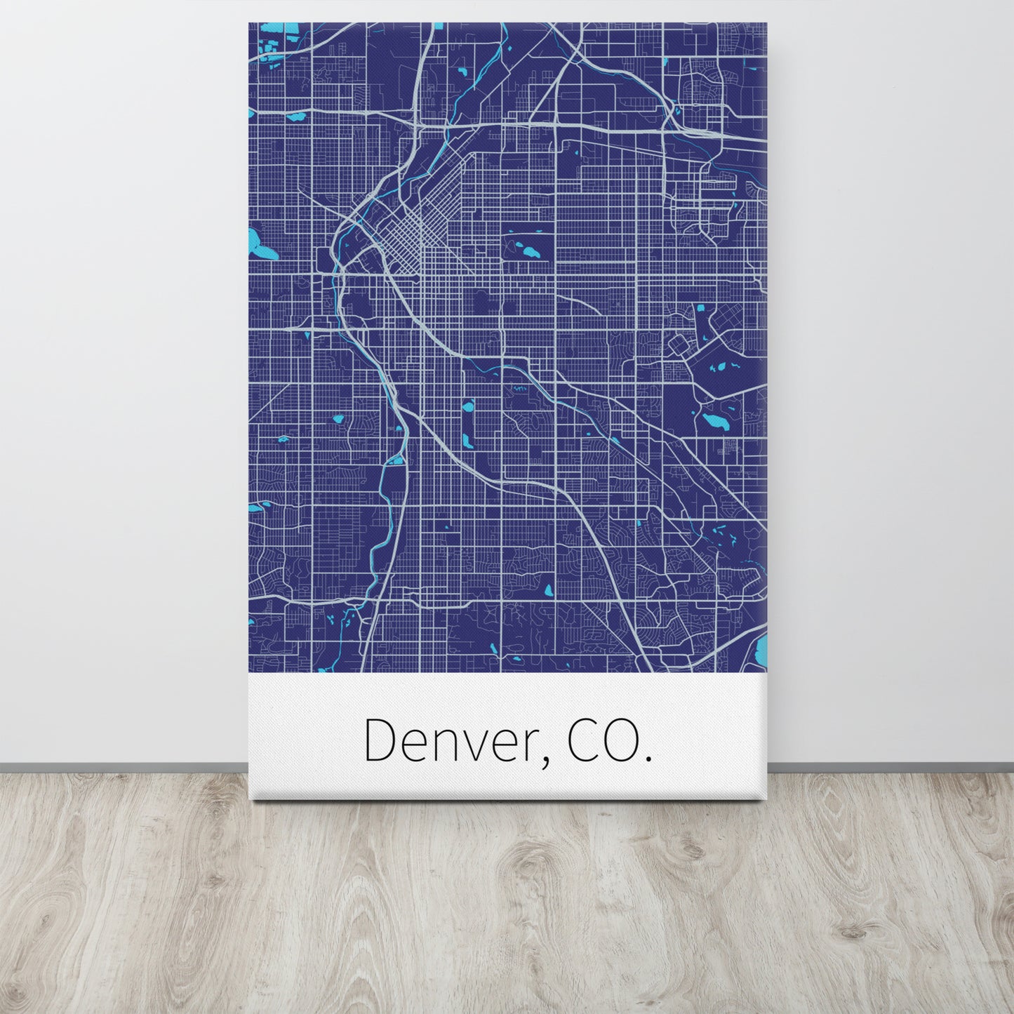 Denver, CO. - Purple & Silver