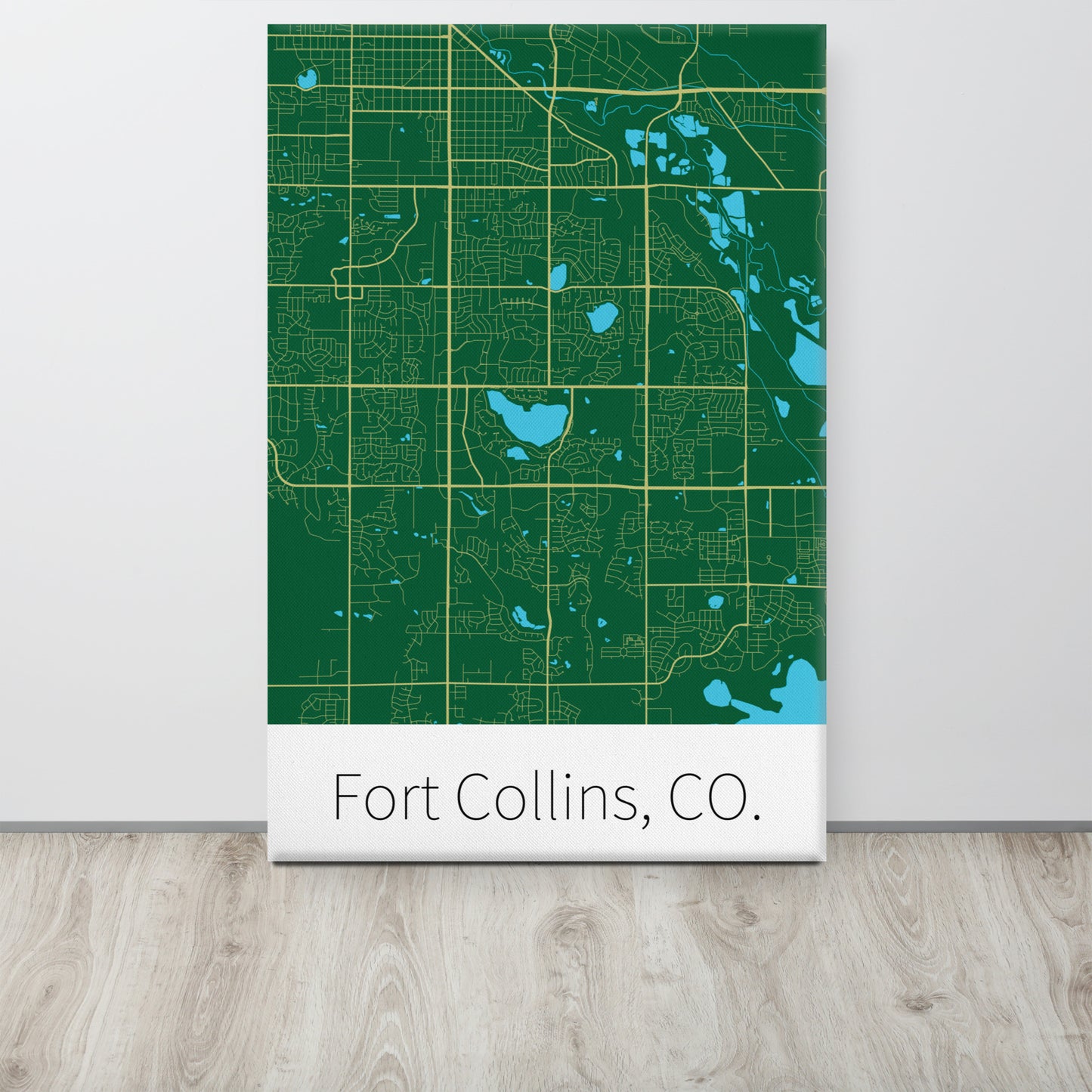 Fort Collins, CO. - Green & Gold