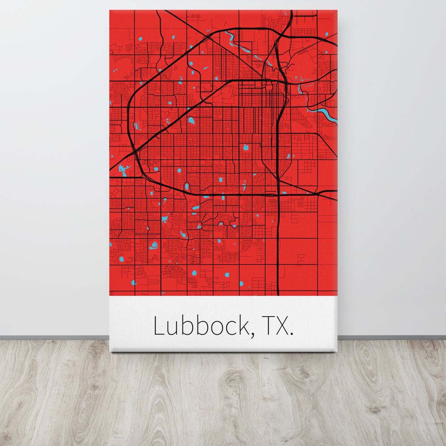 Lubbock, TX. - Red & Black