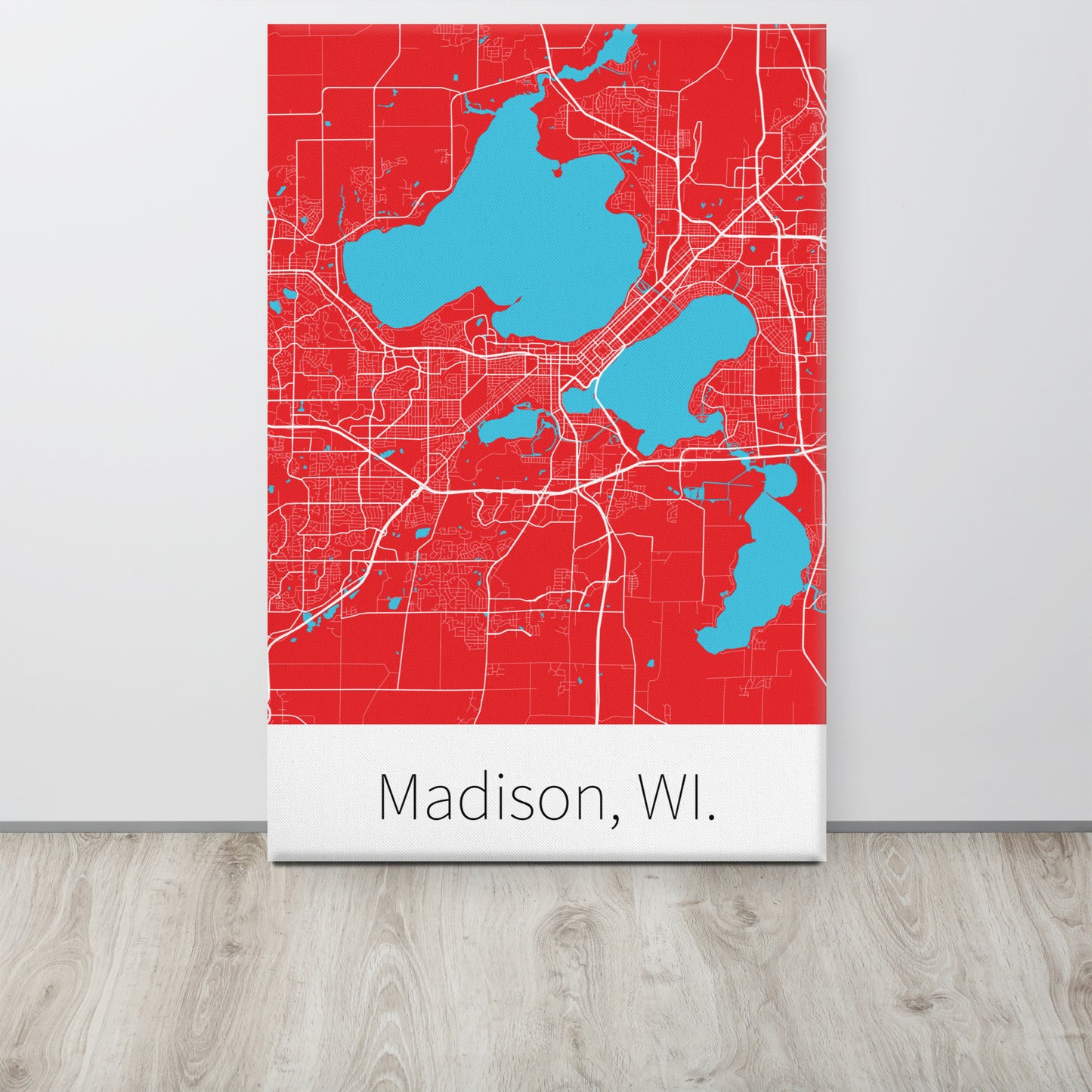 Madison, WI. - Red & White