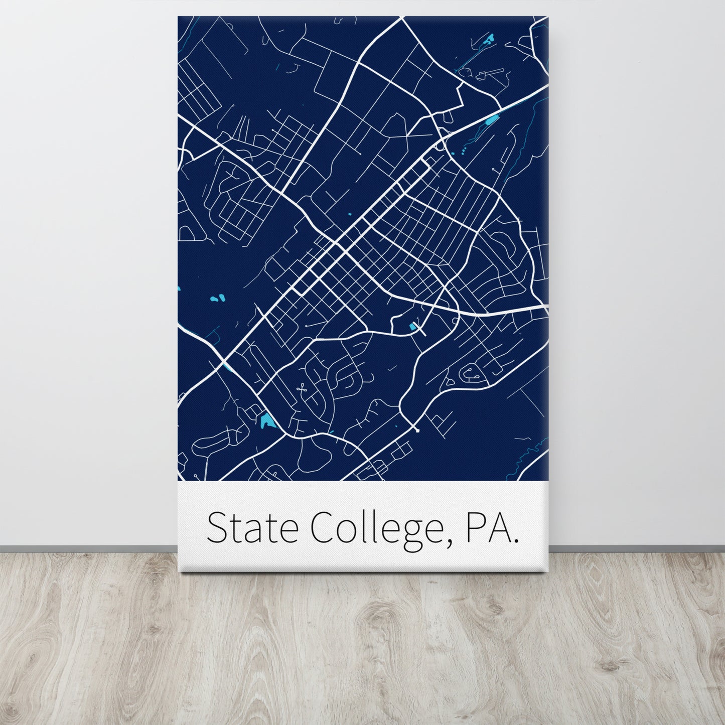 State College, PA. - Blue & White