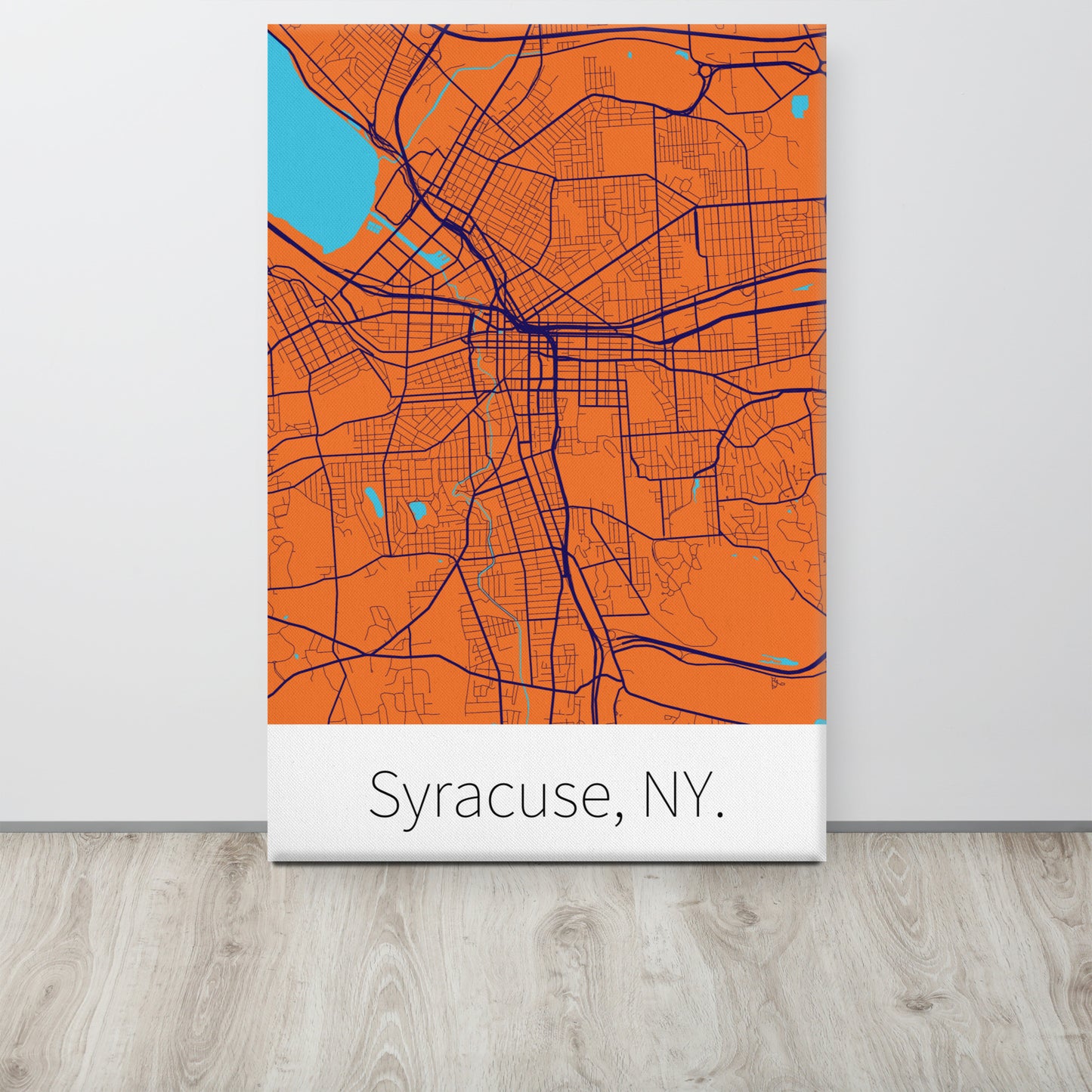 Syracuse, NY. - Syracuse Orange & Primary Blue