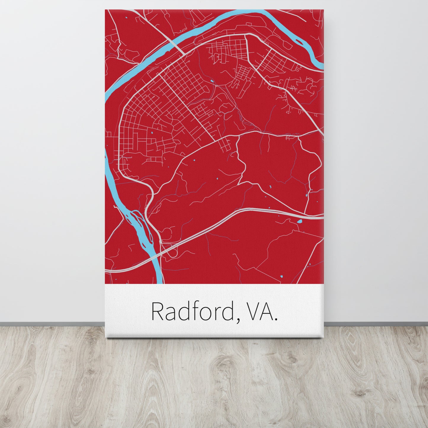 Radford, VA. - Red & Gray