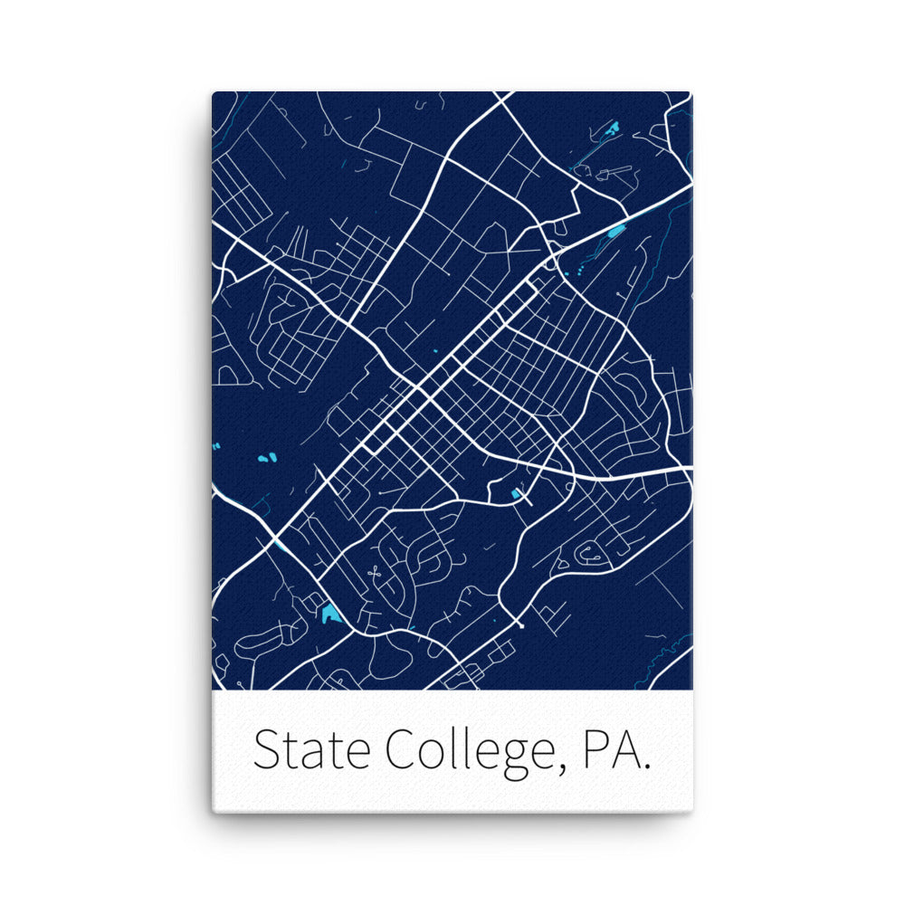 State College, PA. - Blue & White