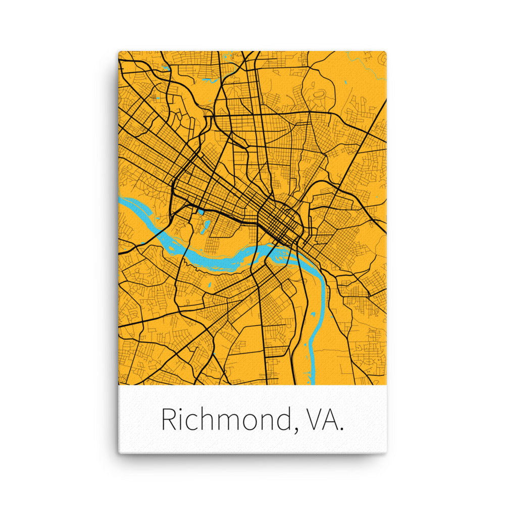 Richmond, VA. - Gold & Black