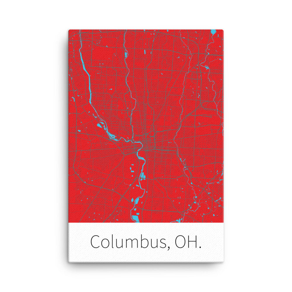 Columbus, OH. - Scarlet & Gray