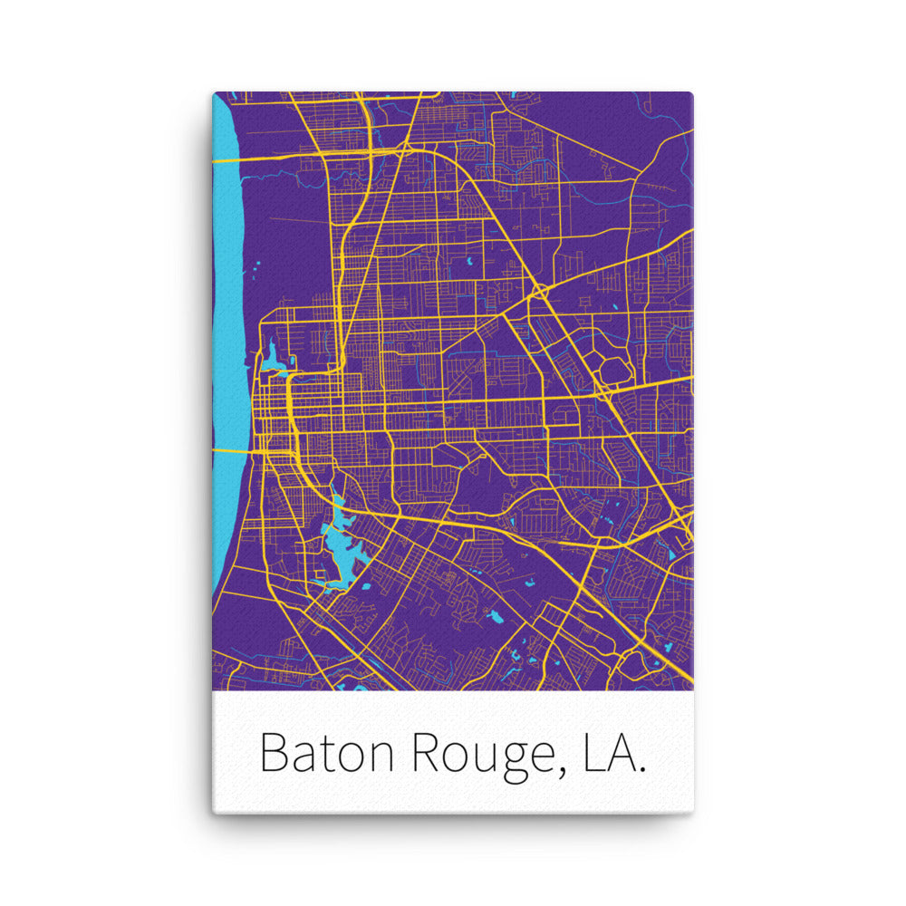 Baton Rouge, LA. - Purple & Gold