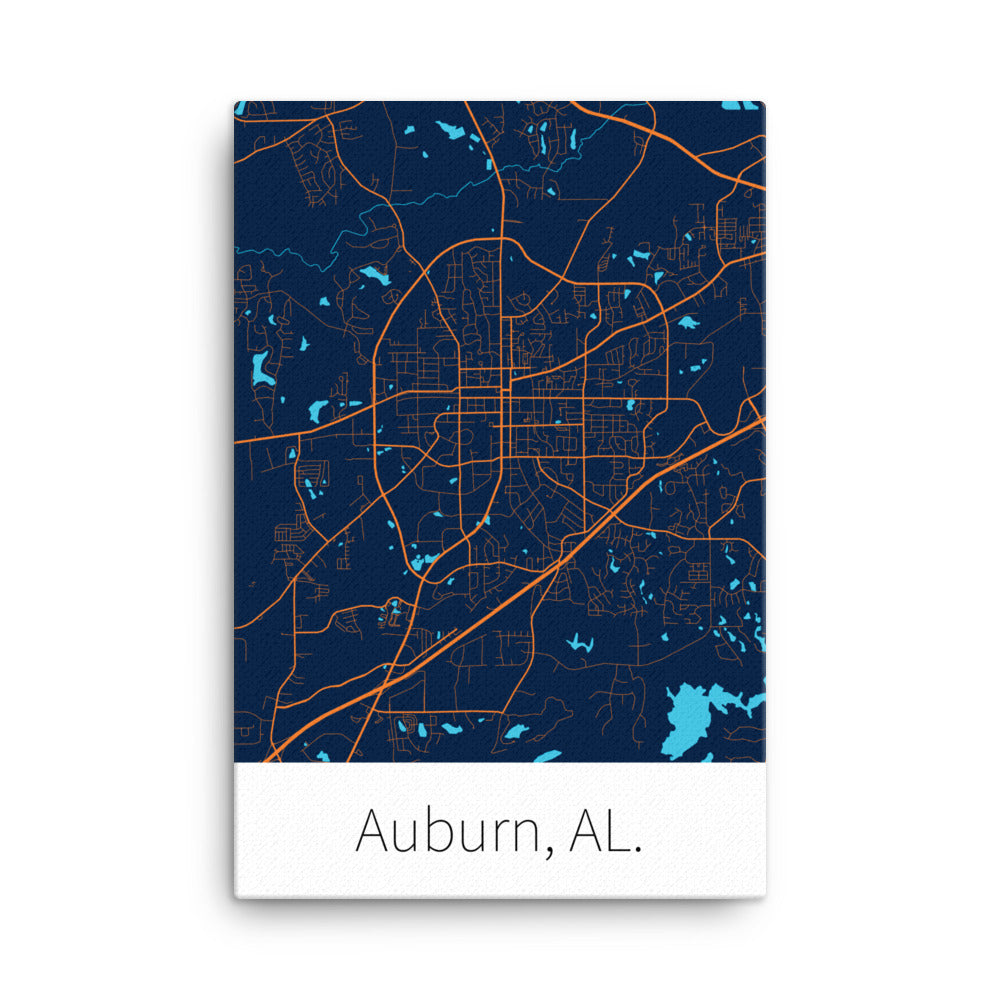 Auburn, AL. - Blue & Orange