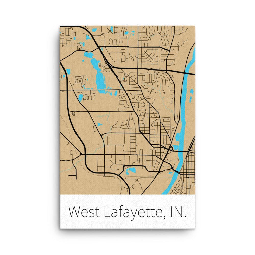 West Lafayette, IN. - Athletic Gold & Black