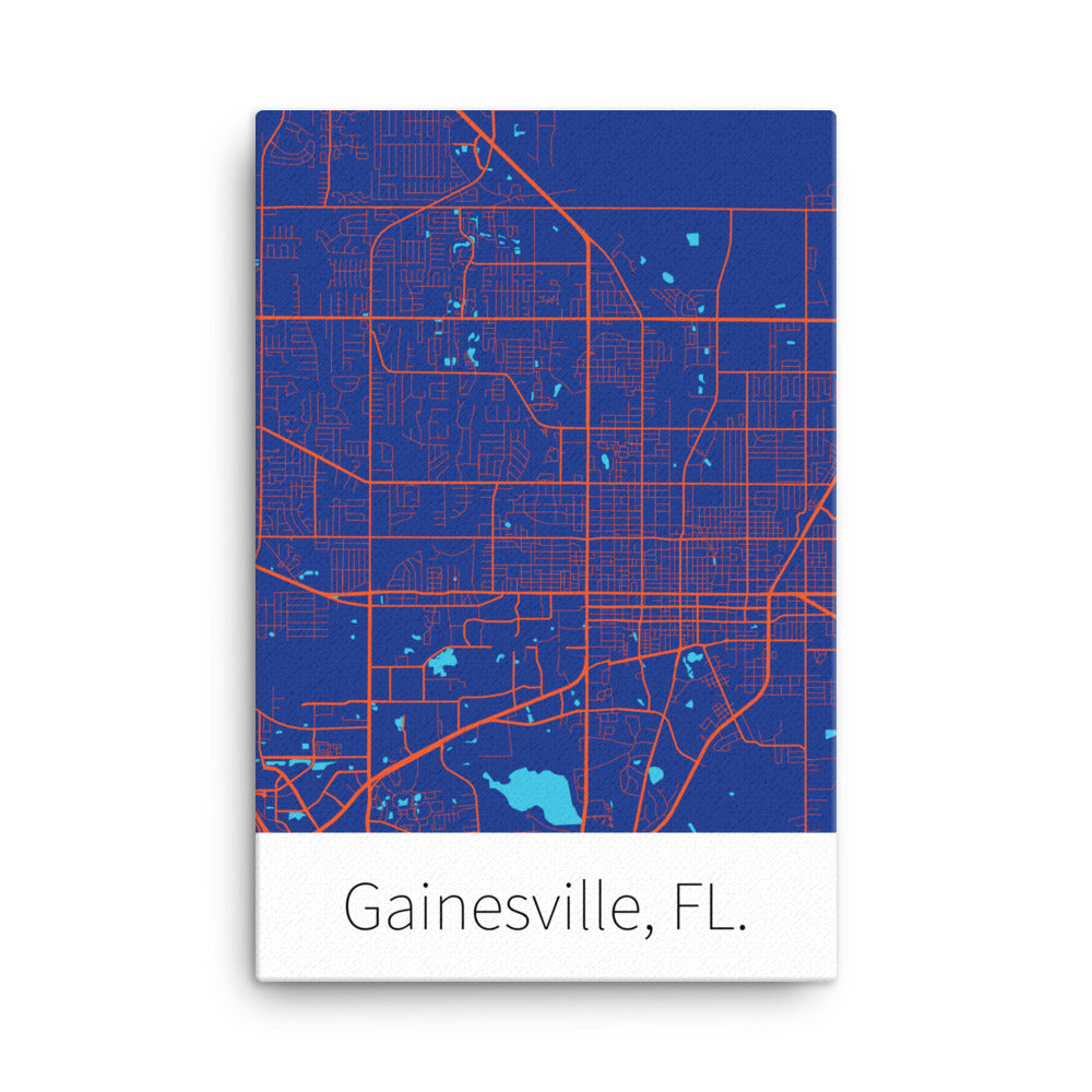 Gainesville, FL. - Blue & Orange