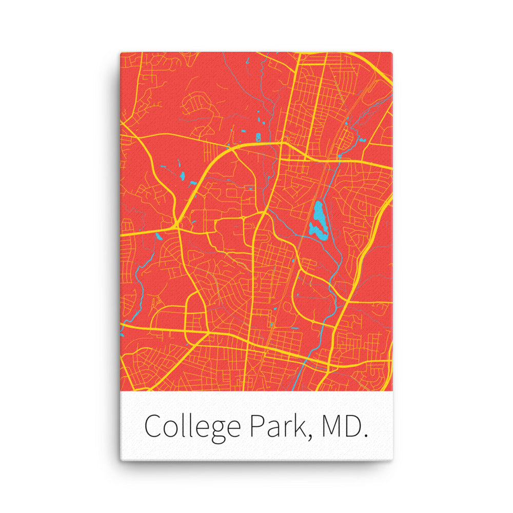 College Park, MD. - Red & Gold