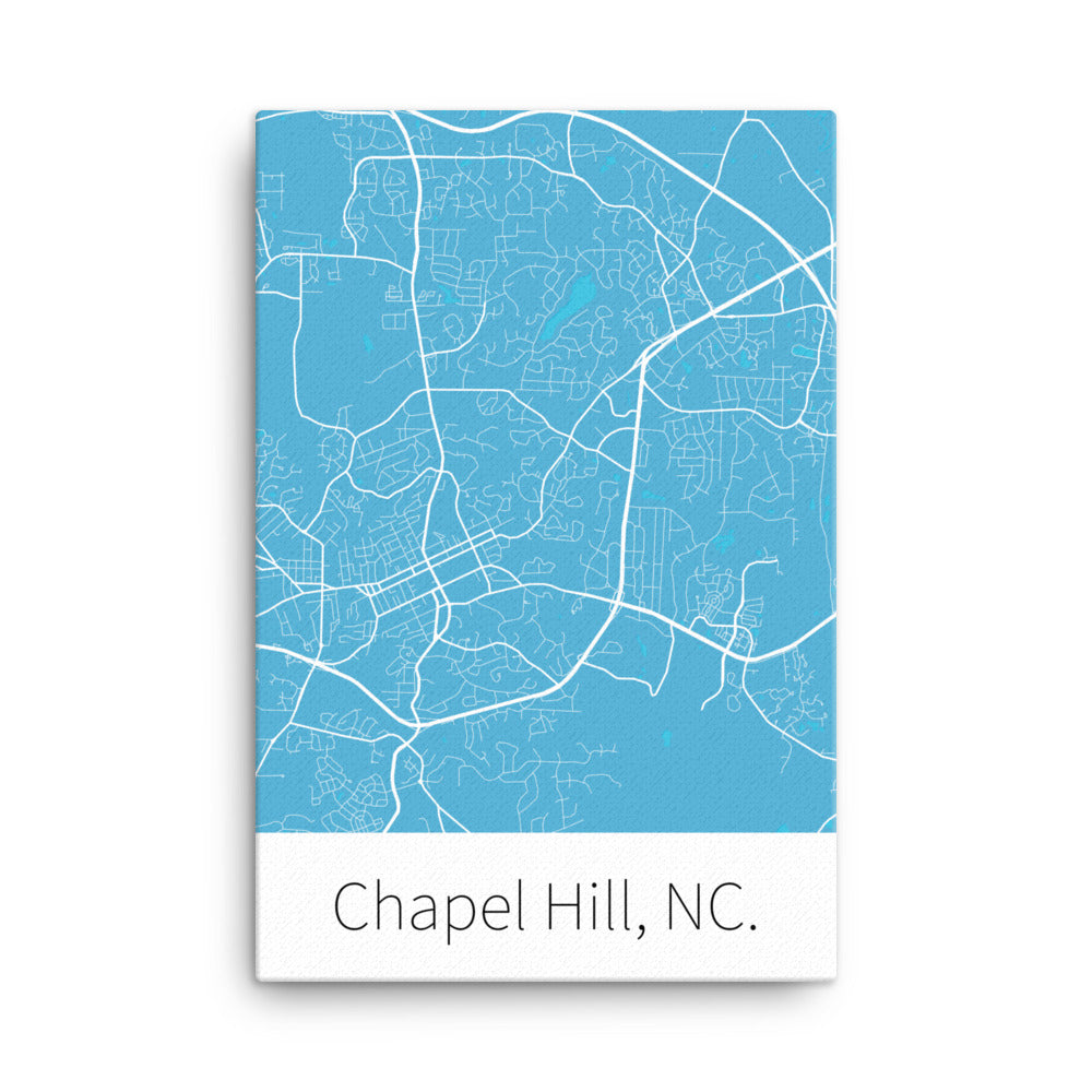 Chapel Hill, NC. - Carolina Blue & White