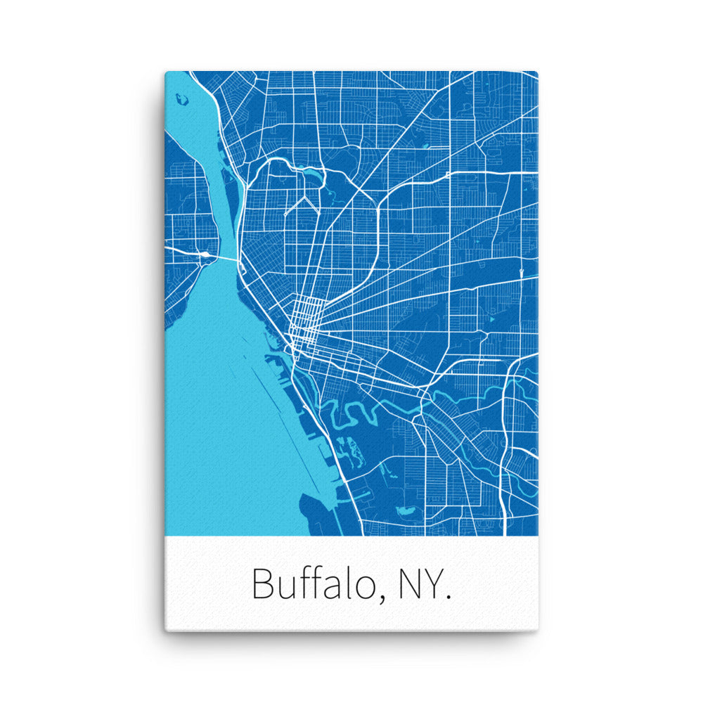 Buffalo, NY. - Blue & White