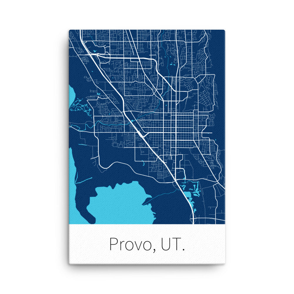 Provo, UT. - Blue & White