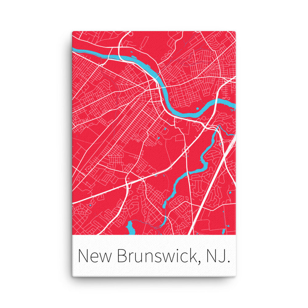 New Brunswick, NJ. - Scarlet & White