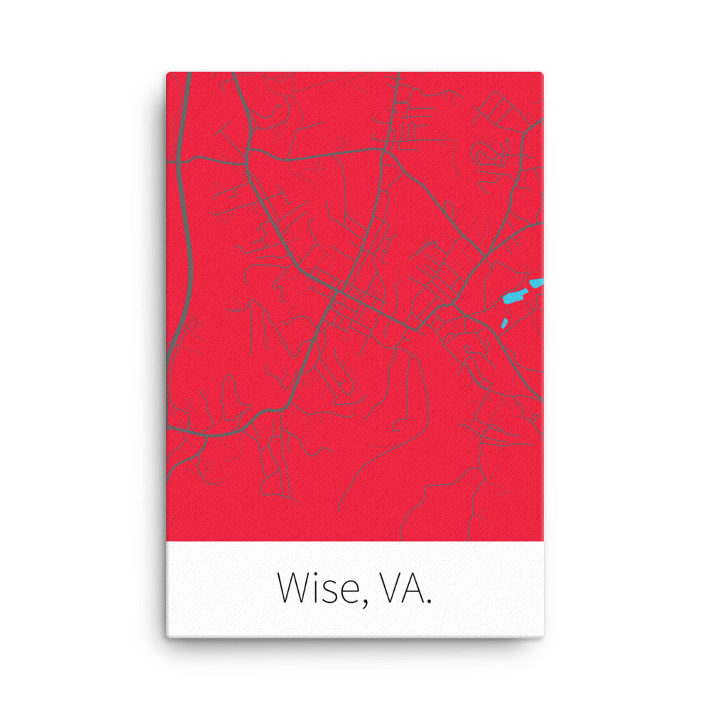 Wise, VA. - Red & Gray