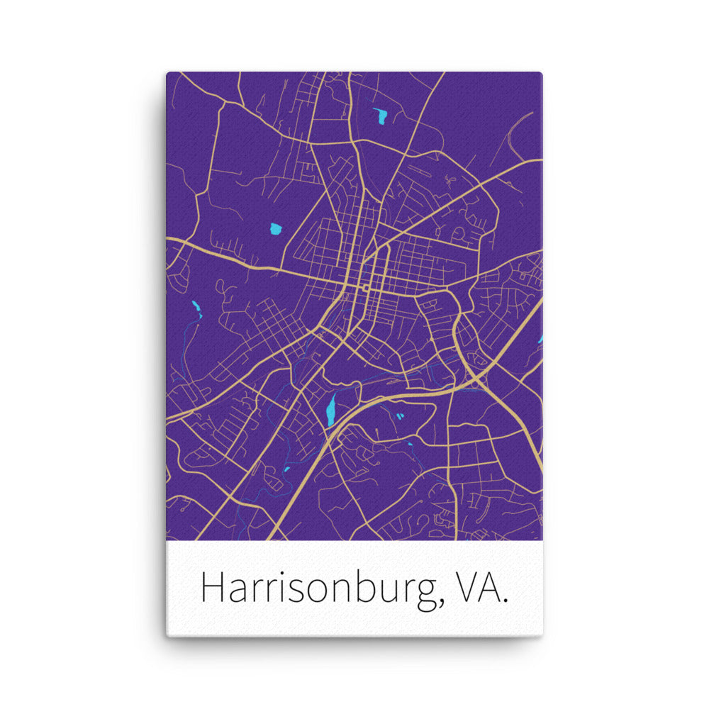 Harrisonburg, VA. - Purple & Gold