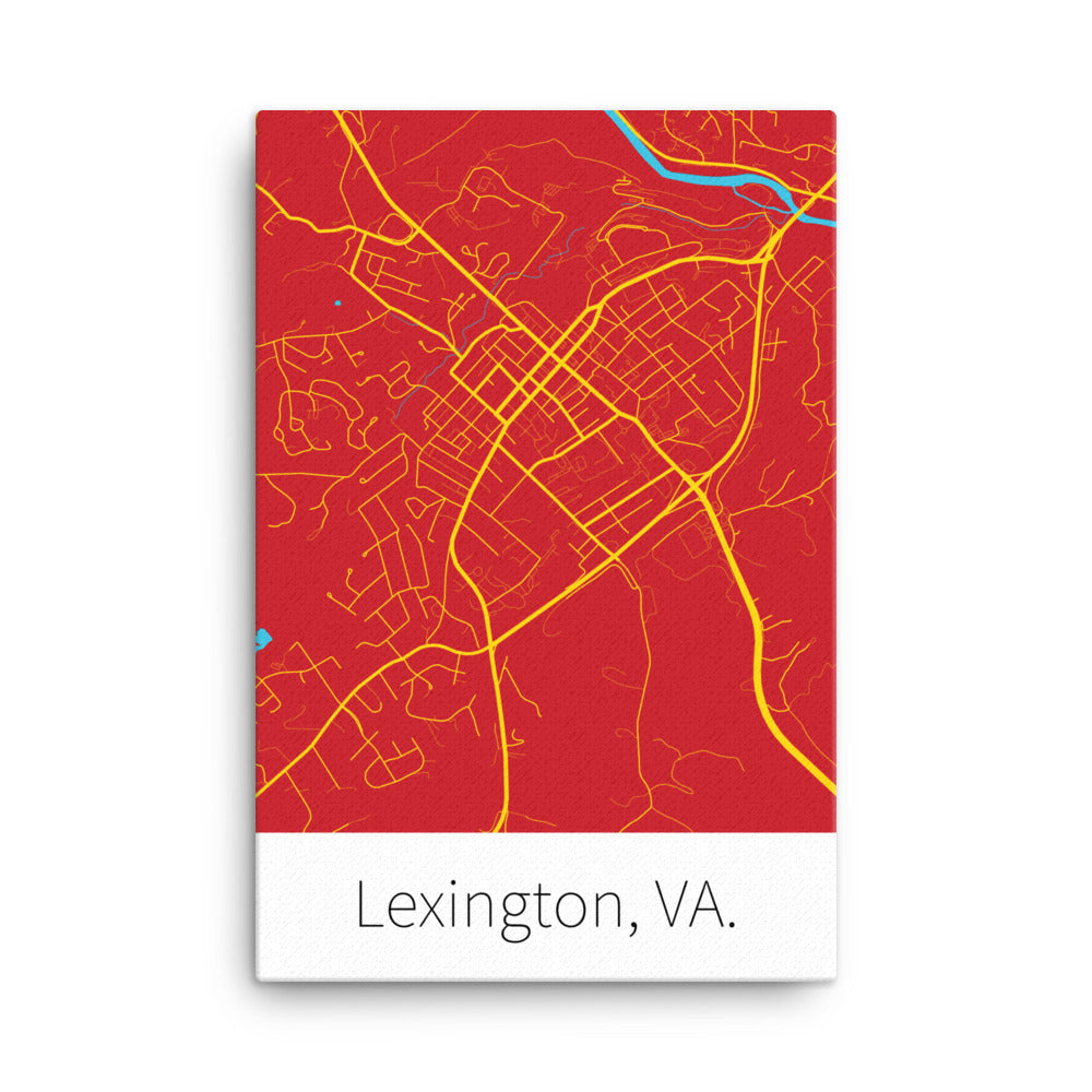 Lexington, VA. - Red & Yellow