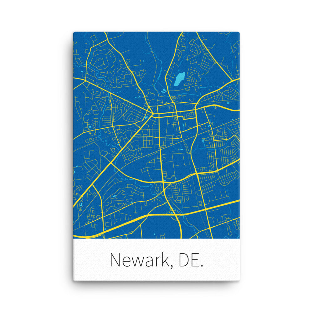 Newark, DE. - Blue & Yellow