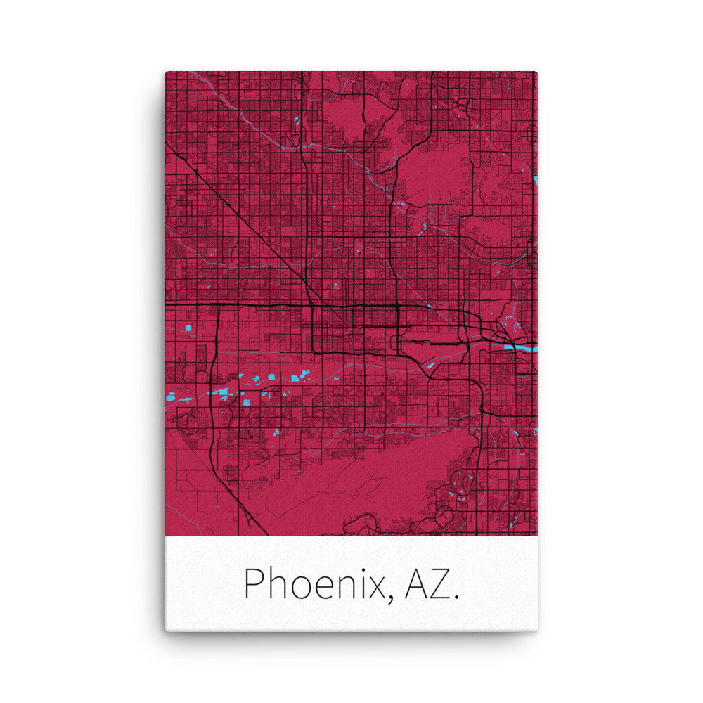 Phoenix, AZ. - Red & Black