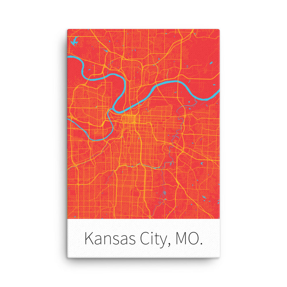 Kansas City, MO. - Red & Gold