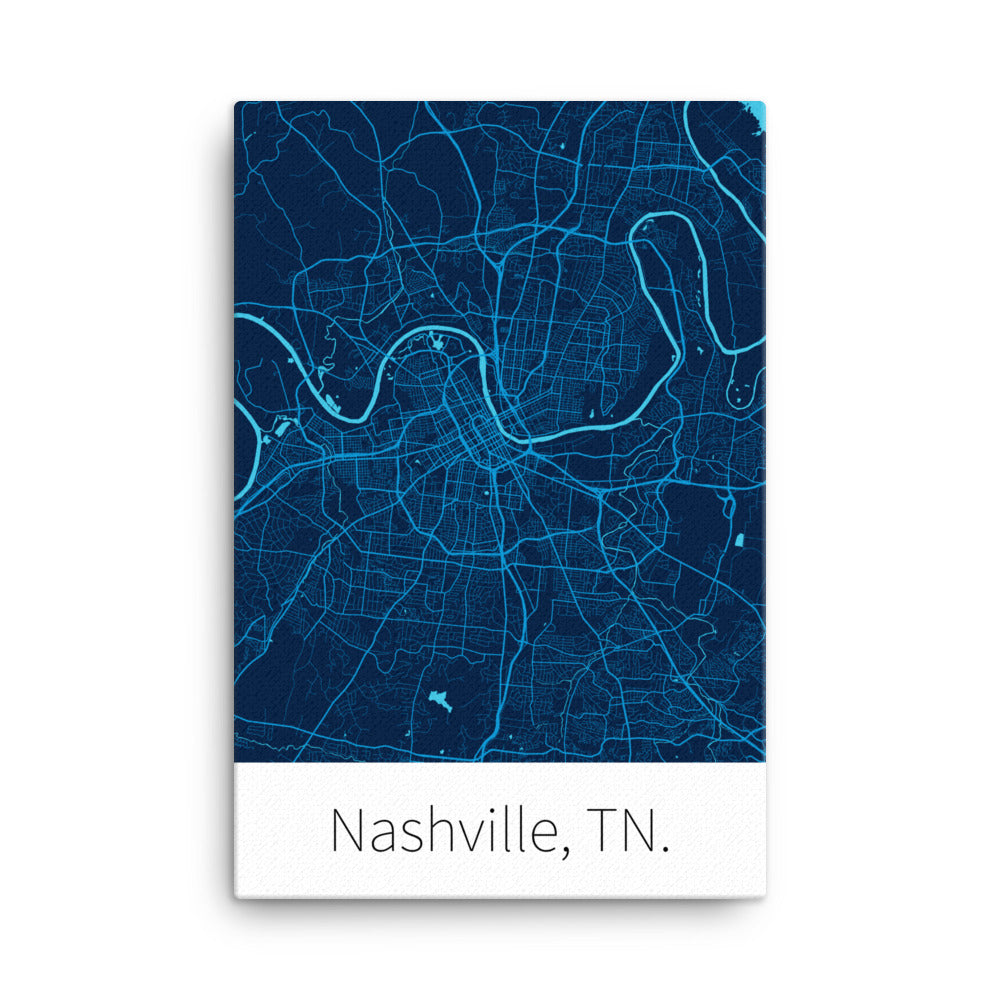 Nashville, TN. - Navy & Blue