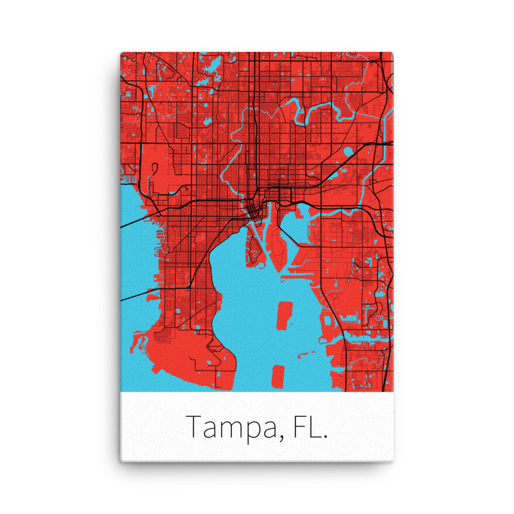 Tampa, FL. - Red & Black