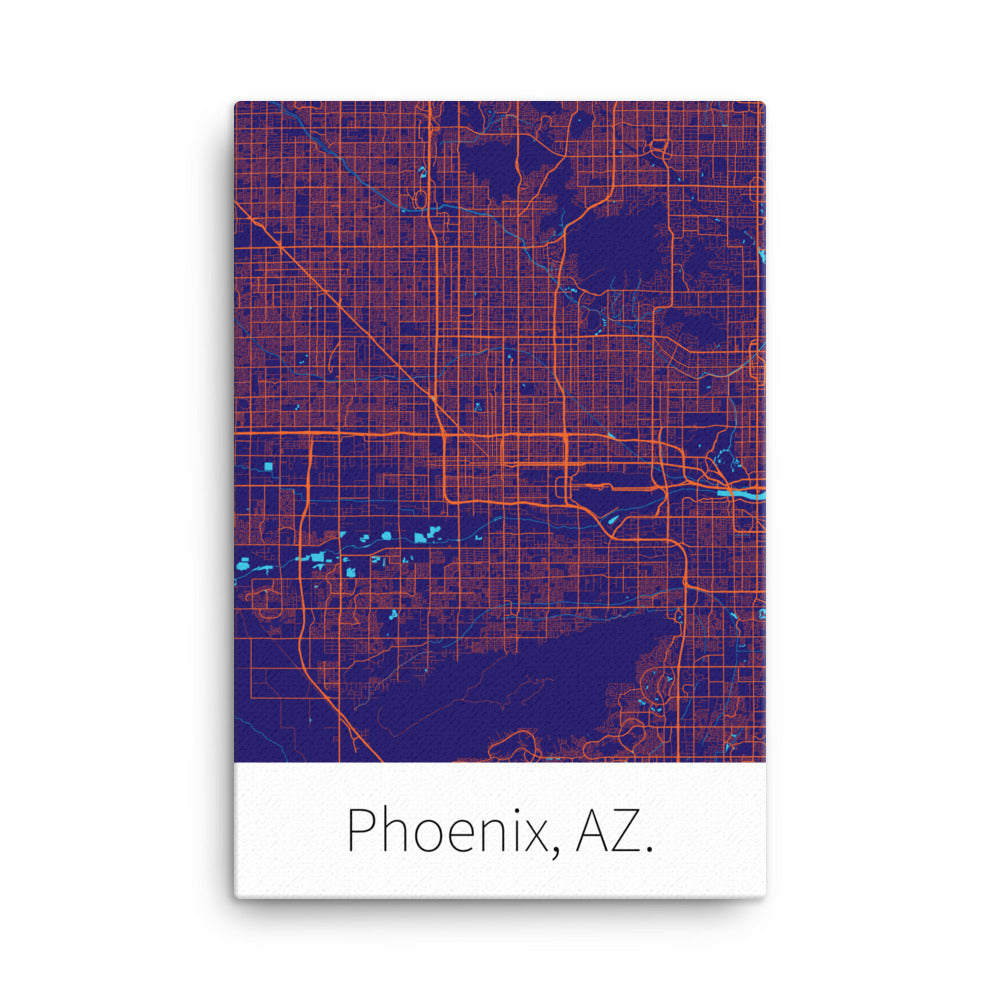 Phoenix, AZ. - Purple & Orange